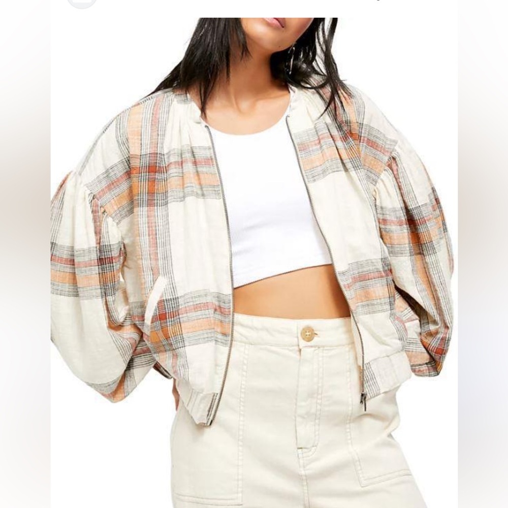 Free People Plaid Women's Jacket